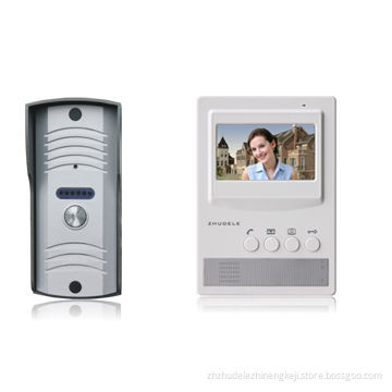 4.3-inch Video Door Phone, Rainproof/Anti-riot, 700TVL Outdoor